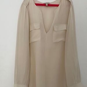 JOIE long sleeve silk blouse
